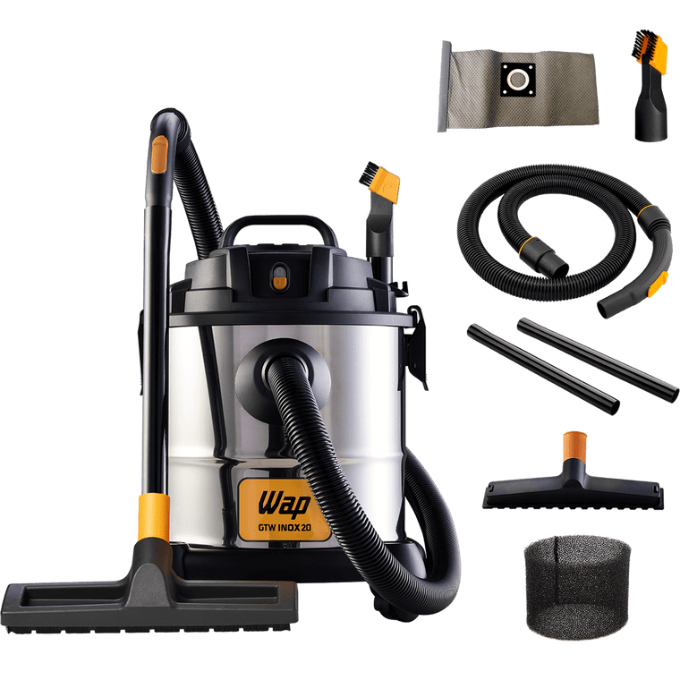 ASPIRADORA WAP GTW INOX 20L 1600W